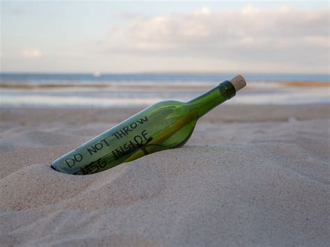 message in a bottle idle.